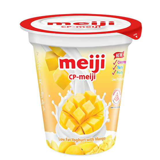 MEIJI LOW FAT YOGHURT W MANGO 135G