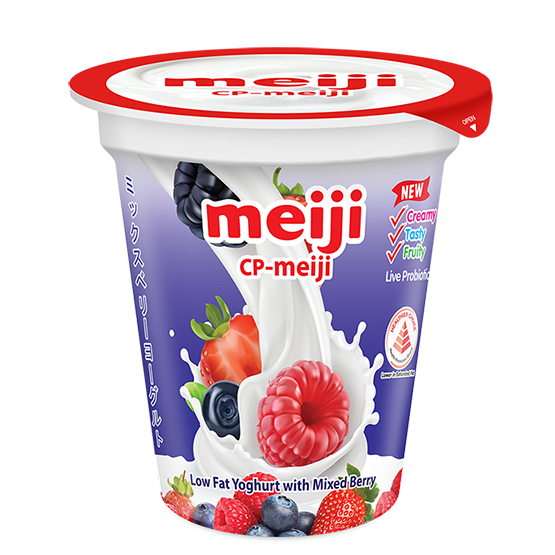 MEIJI LOW FAT YOGHURT W MIXBERRIES 135G
