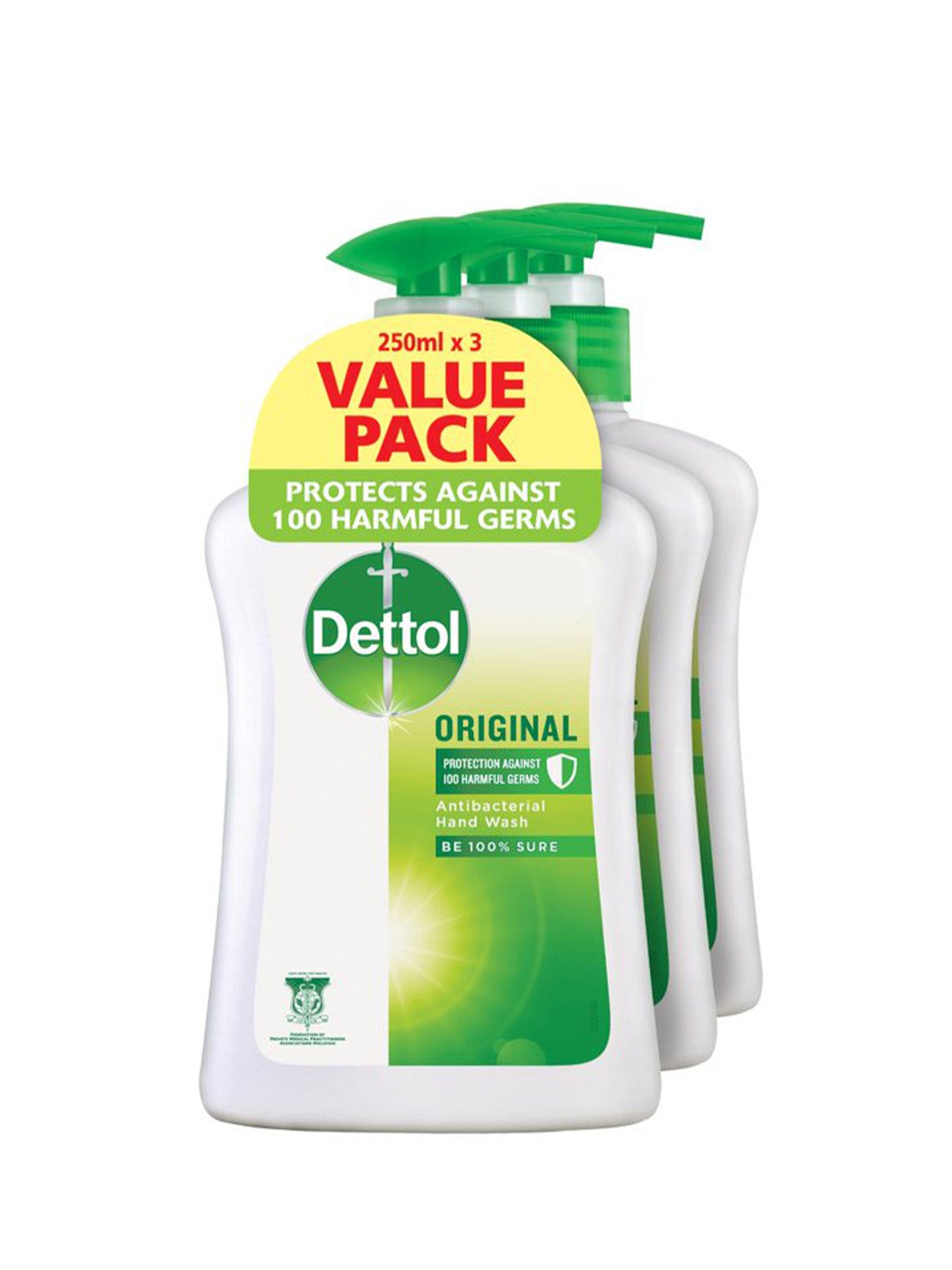 DETTOL HAND WASH ORI 3X250ML