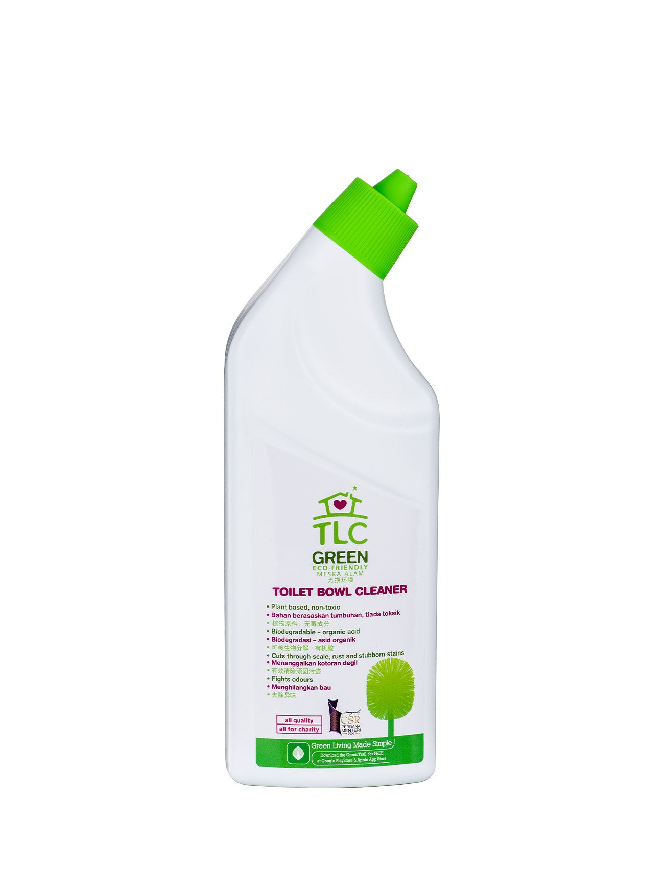 TLC GREEN TOILET BOWL CLEANER 500ML
