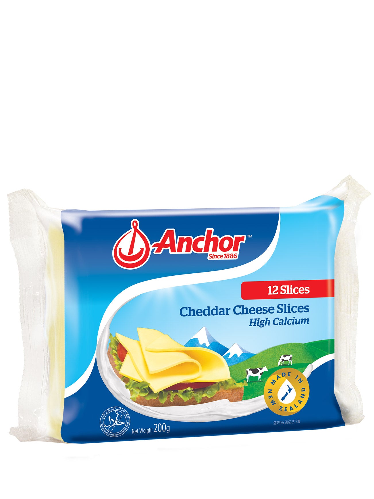 ANCHOR CHEDDAR CHEESE 200G