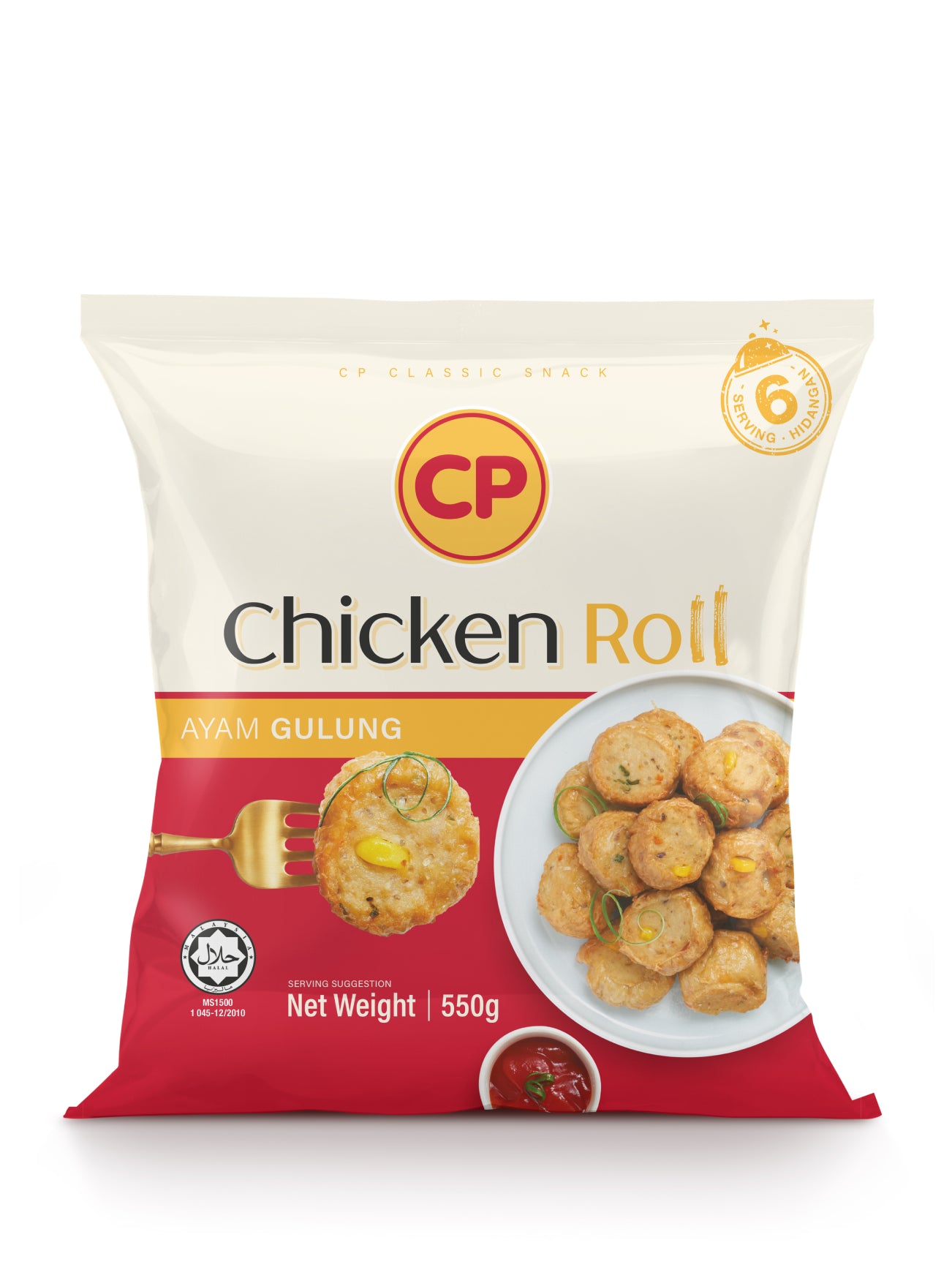 CP CHICKEN ROLL 550G