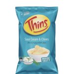 THINS POTATO CHIPS SOUR CREAM & CHIVES 175G