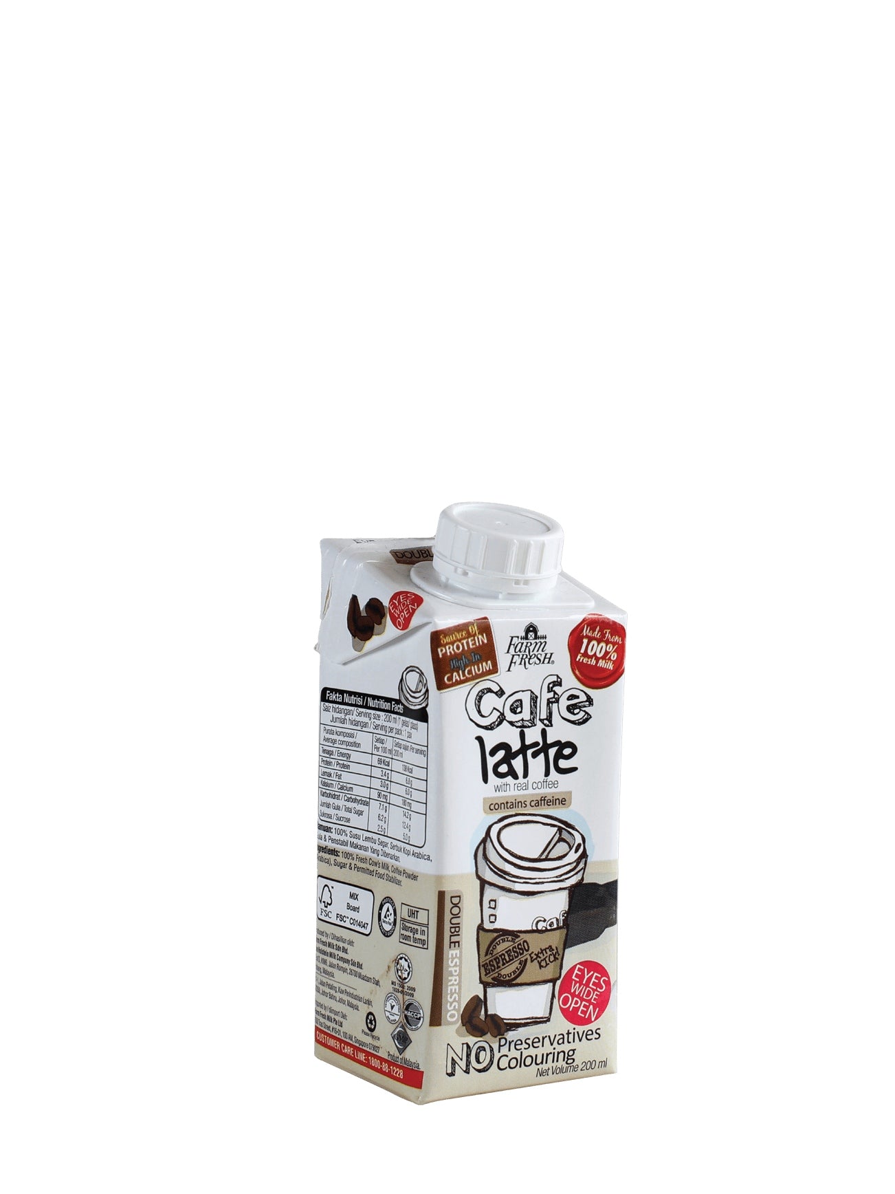 FARM FRESH COFFEE LATTE 200ML