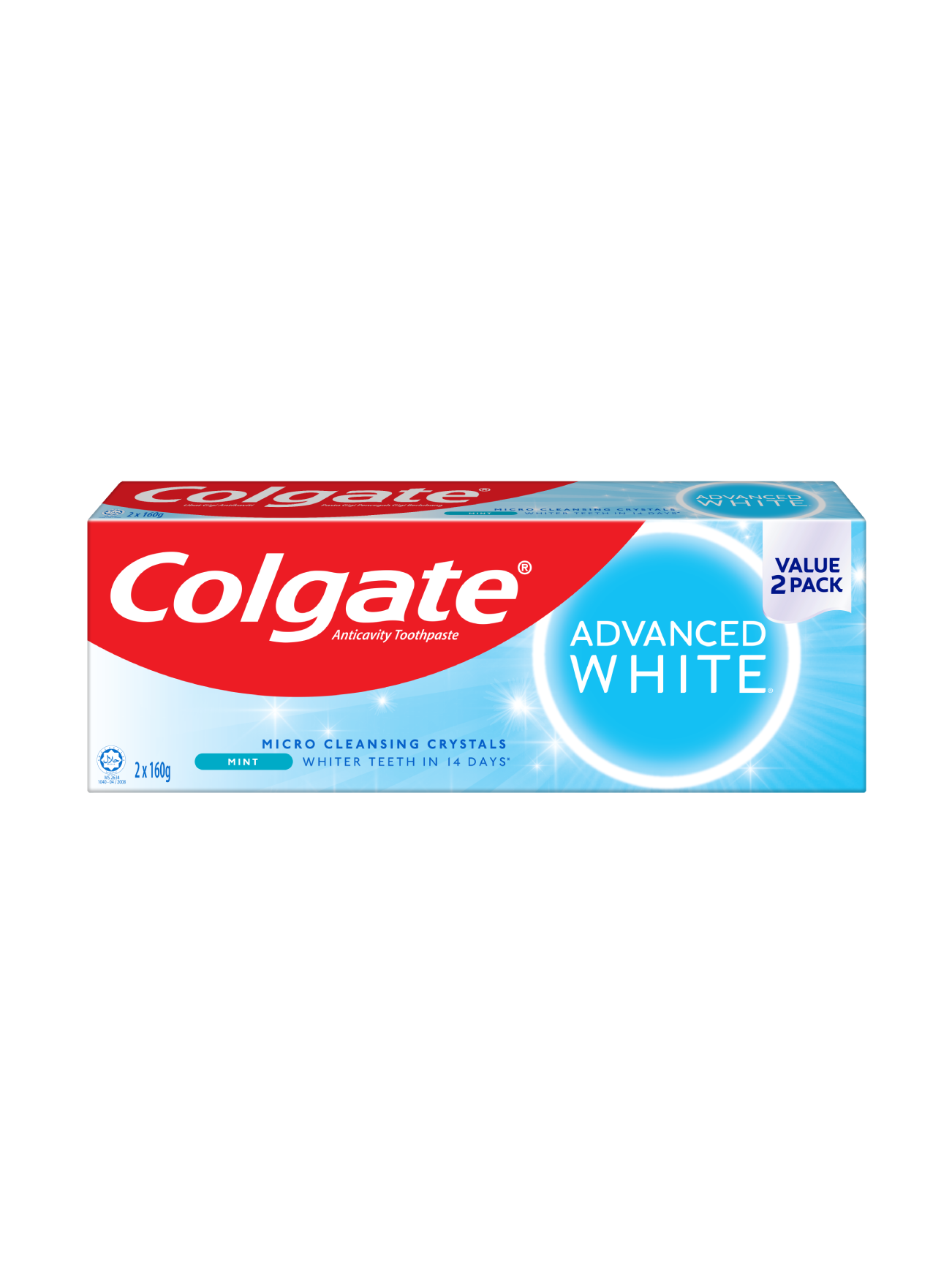 COLGATE ADV WHITENING 2X160GM